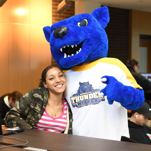 NCCC student with Tripp