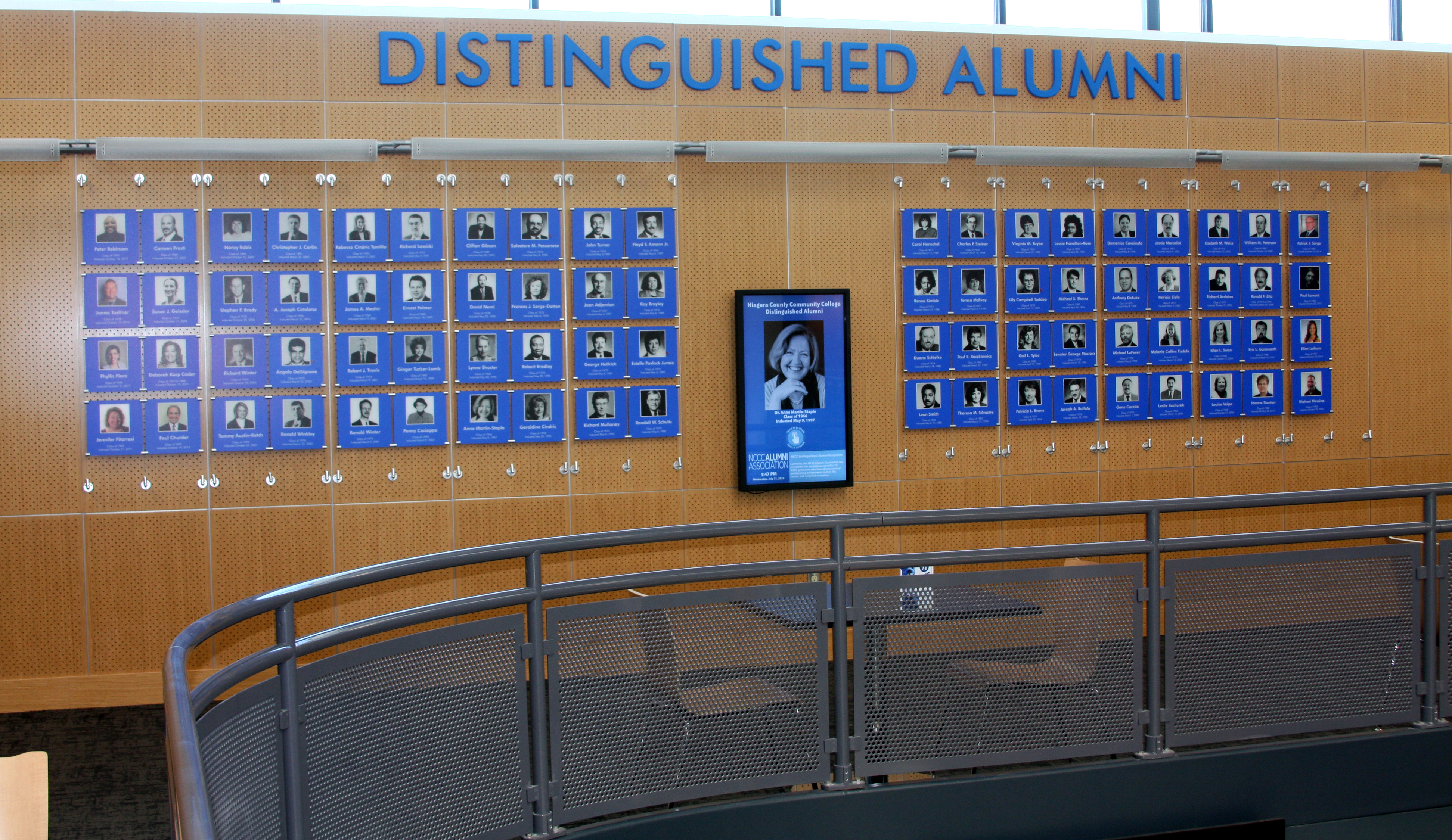 Distinguished Alumni Wall