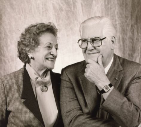 NCCC Founding President Ernest Notar and his wife Clara, circa 1990