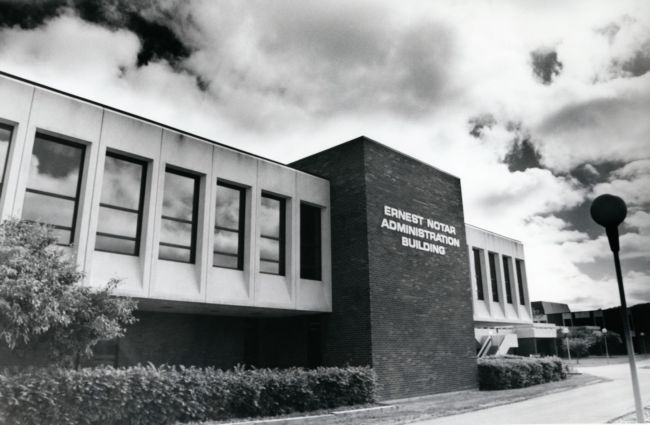 Ernest Notar Administration Building, circa 1990
