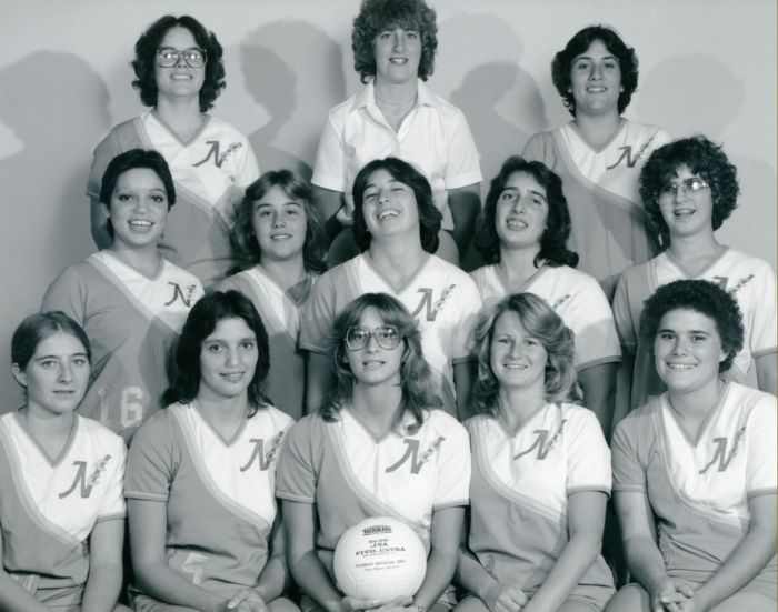 NCCC Women's Volleyball Team, circa 1980