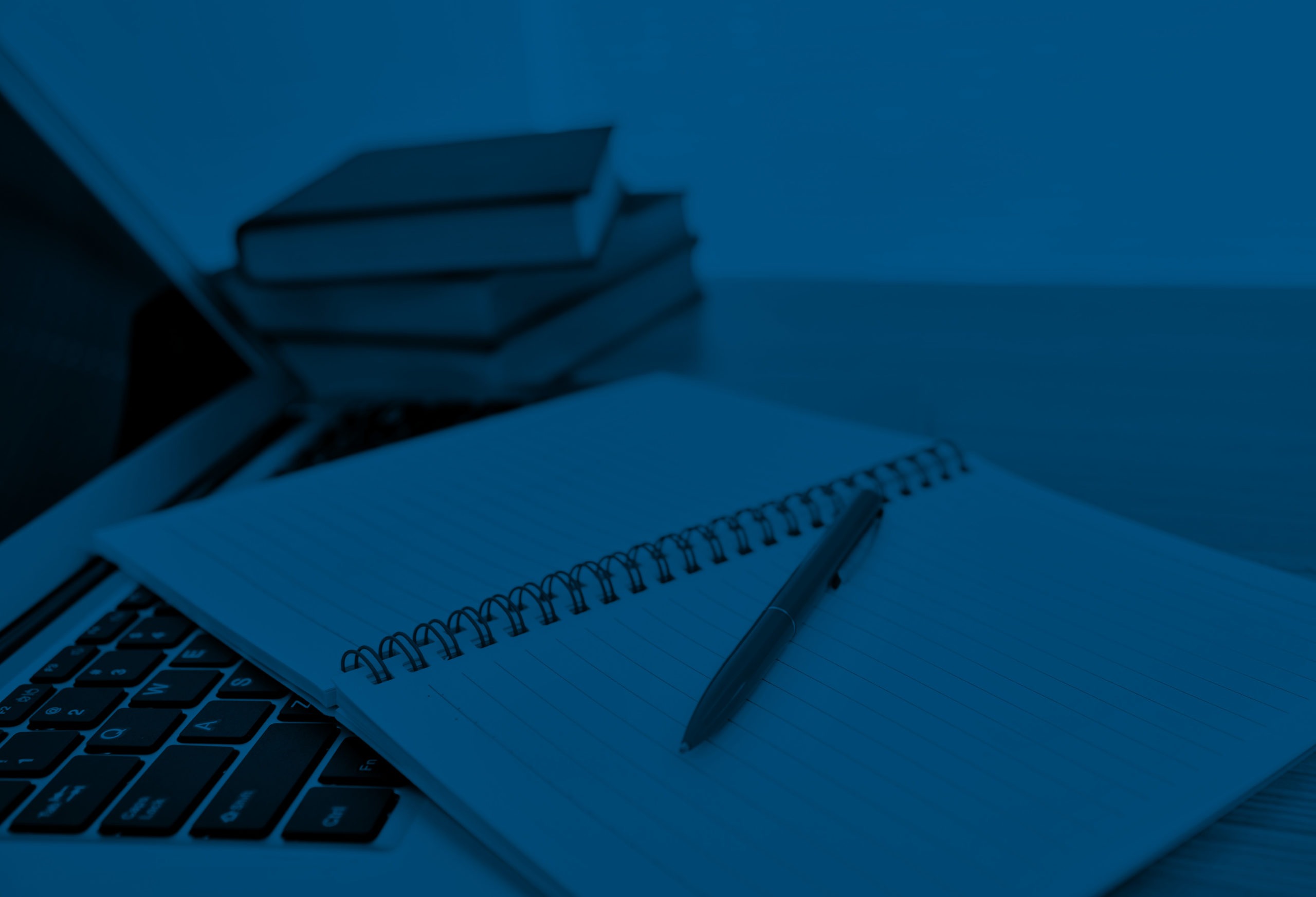 computer with notebook