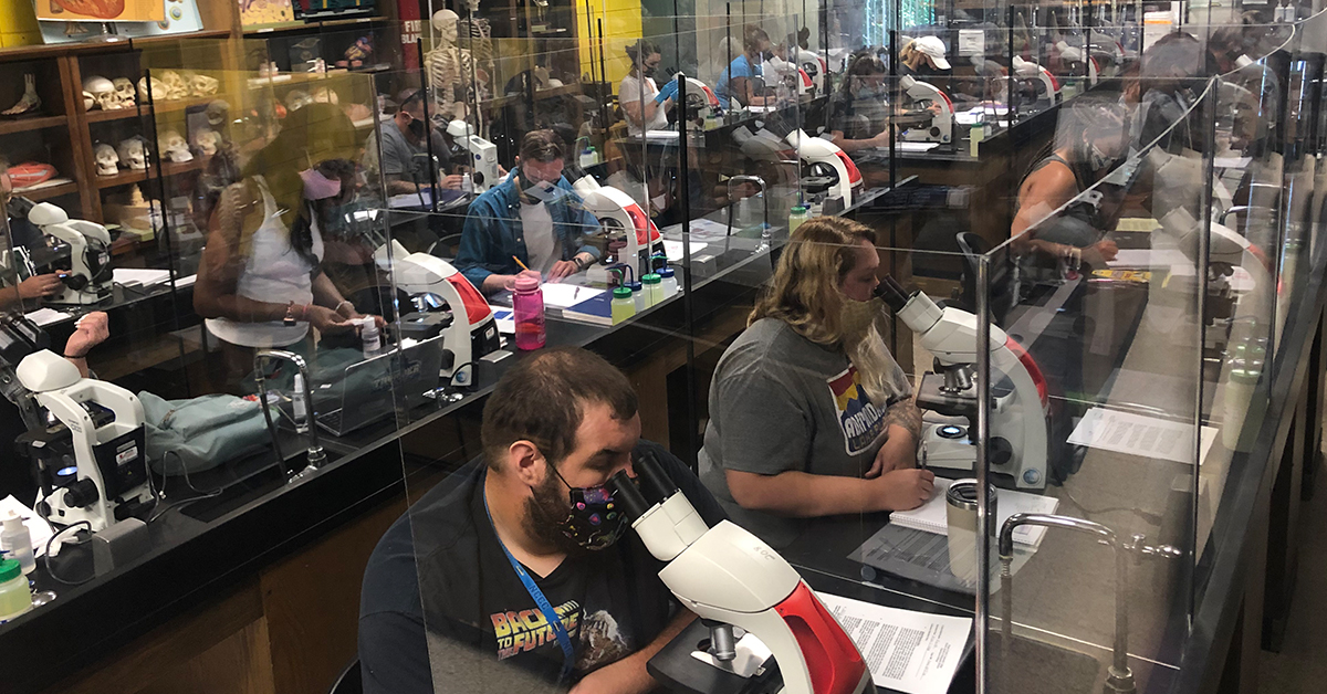 NCCC’s science lab (C-208)
