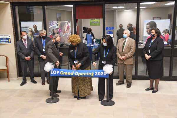 The NCCC Educational Opportunities Program (EOP) hosted a grand opening of their new location in the Notar Administrative Building.
