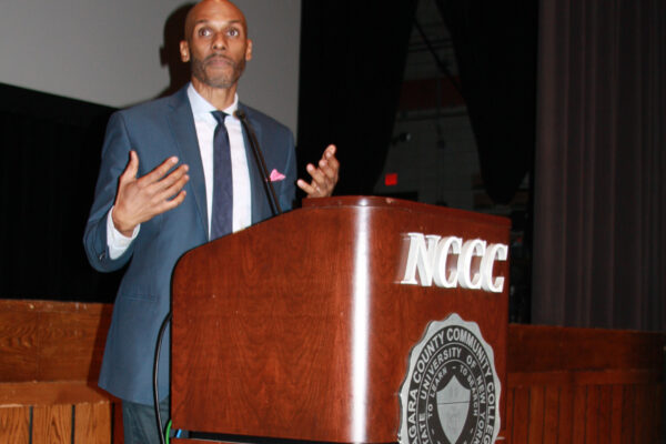 CNN political commentator and New York Times best-selling author, Keith Boykin visited NCCC to give a keynote address to students, faculty, and staff about the importance of inclusivity in higher education and the workplace in September 2019.