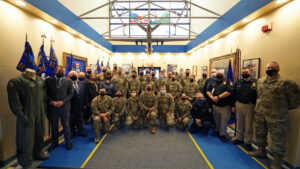 Pictured are the student graduates from the 107th New York Air National Guard and associated leadership, representatives from the NYS Department of Health, course instructors and members of NCCC administration.