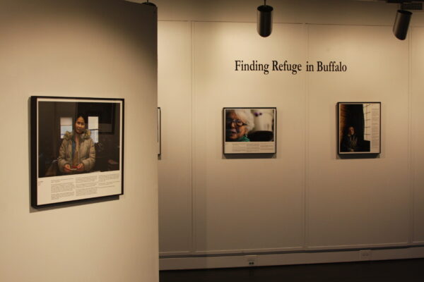 The Finding Refuge in Buffalo exhibit took place at NCCC’s Dolce Valvo Art Center in February 2020. This show celebrated Buffalo’s history as an immigration and refugee hub. The exhibition showcased photo and essay collections by the UB’s Director of Journalism, Jody K. Biehl, and photographer, Brendan Bannon.