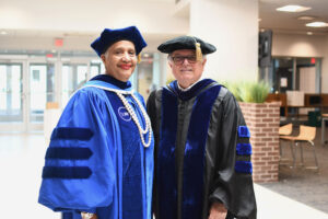 SUNY Trustee Eunice Lewin and newly inaugurated President William J. Murabito